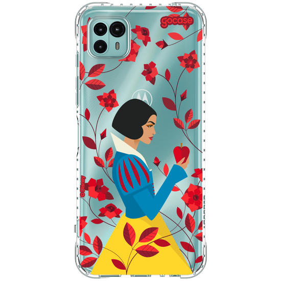 Capinha para celular  Branca de Neve - Rosas Vermelhas