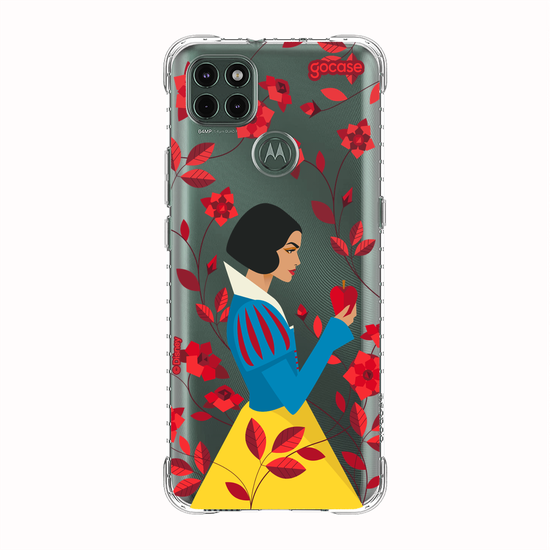 Capinha para celular  Branca de Neve - Rosas Vermelhas