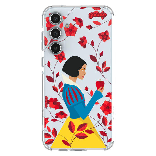 Capinha para celular  Branca de Neve - Rosas Vermelhas