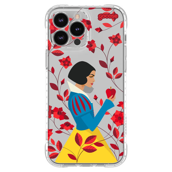 Capinha para celular  Branca de Neve - Rosas Vermelhas