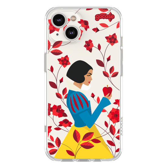 Capinha para celular  Branca de Neve - Rosas Vermelhas