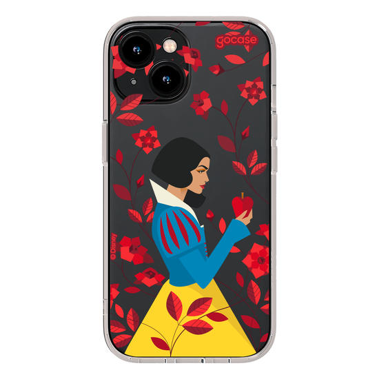 Capinha para celular  Branca de Neve - Rosas Vermelhas