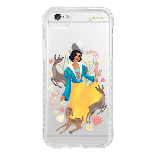Capinha para celular  Branca de Neve - Animais da Floresta
