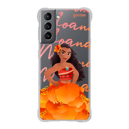 Capinha para celular  Princesas - Moana Floral Dress