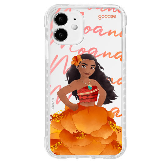 Capinha para celular  Princesas - Moana Floral Dress