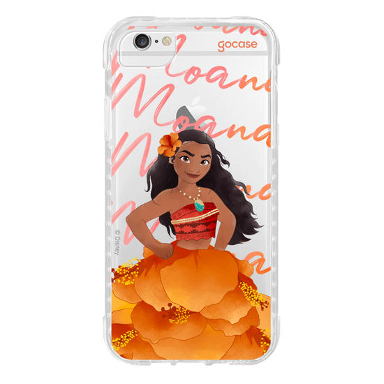 Capinha para celular  Princesas - Moana Floral Dress