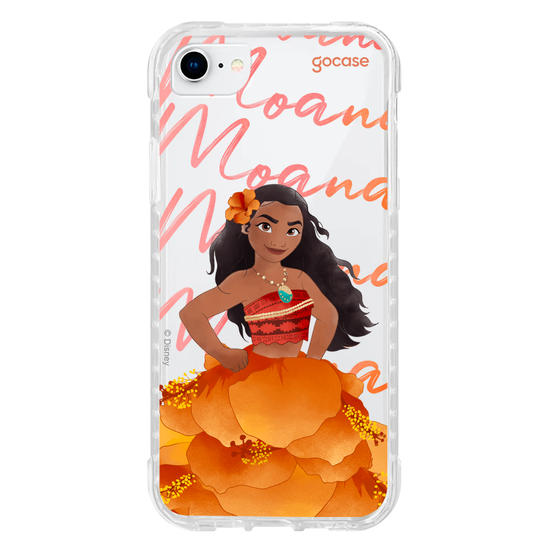 Capinha para celular  Princesas - Moana Floral Dress