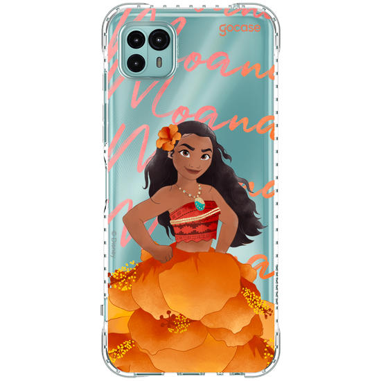 Capinha para celular  Princesas - Moana Floral Dress