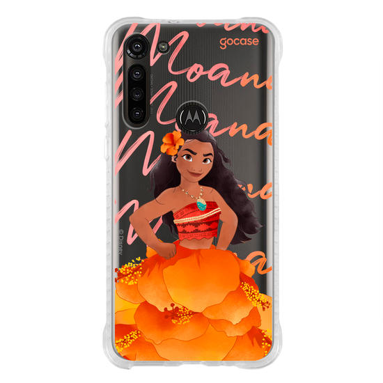 Capinha para celular  Princesas - Moana Floral Dress