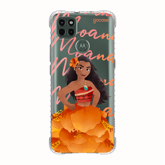 Capinha para celular  Princesas - Moana Floral Dress