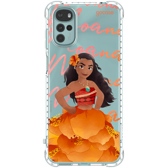 Capinha para celular  Princesas - Moana Floral Dress