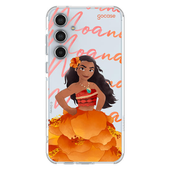 Capinha para celular  Princesas - Moana Floral Dress