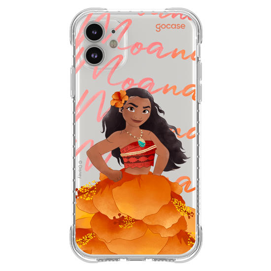 Capinha para celular  Princesas - Moana Floral Dress