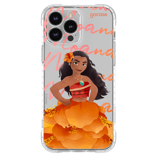 Capinha para celular  Princesas - Moana Floral Dress