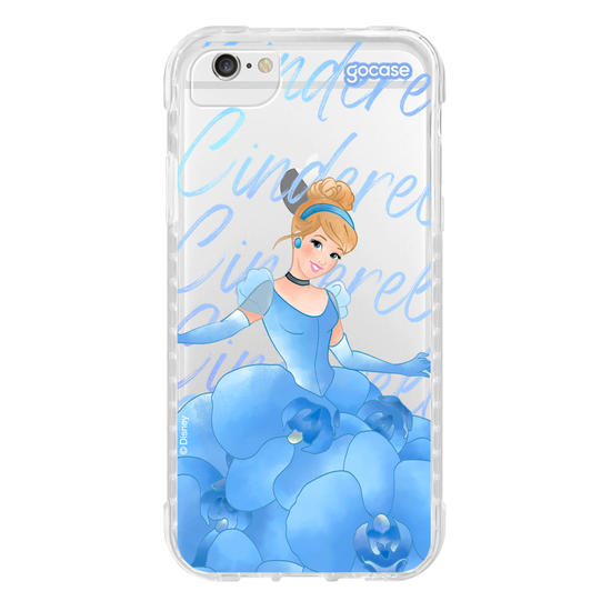 Capinha para celular  Princesas - Cinderela Floral Dress