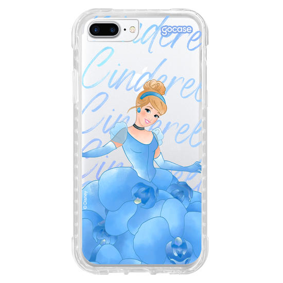 Capinha para celular  Princesas - Cinderela Floral Dress