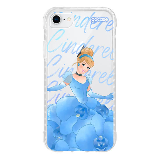 Capinha para celular  Princesas - Cinderela Floral Dress