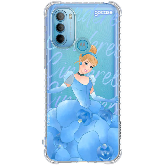 Capinha para celular  Princesas - Cinderela Floral Dress