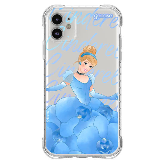 Capinha para celular  Princesas - Cinderela Floral Dress