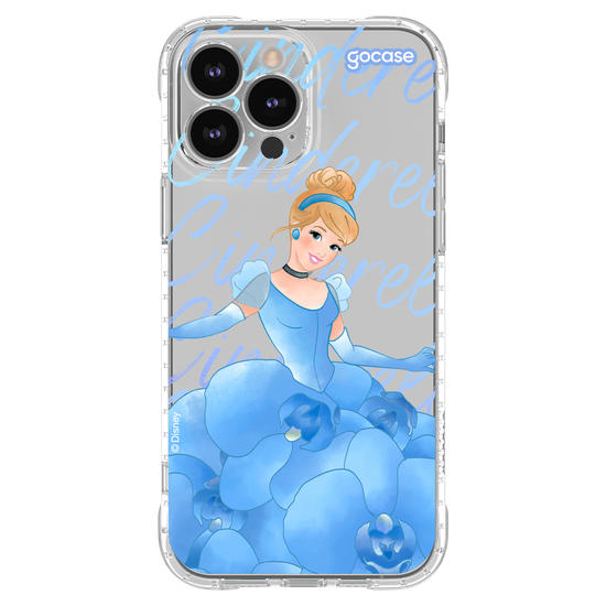 Capinha para celular  Princesas - Cinderela Floral Dress