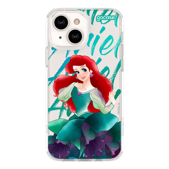 Capinha para celular  Princesas - Ariel Floral Dress