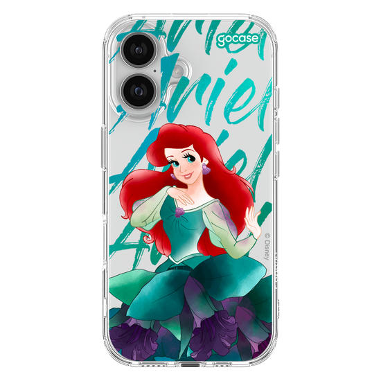 Capinha para celular  Princesas - Ariel Floral Dress