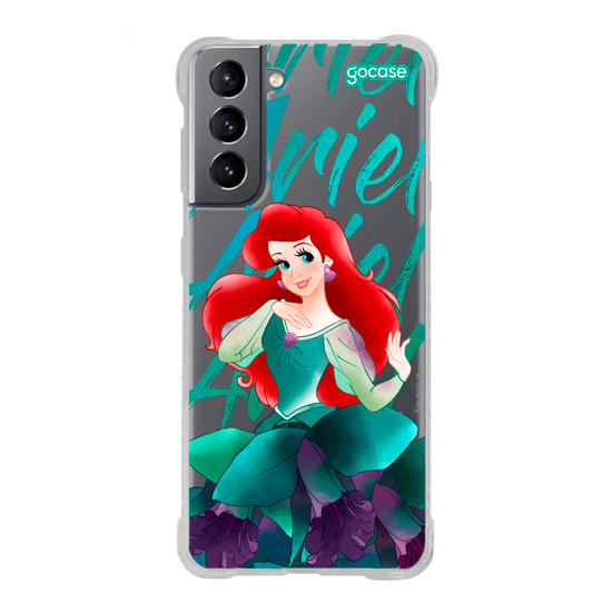 Capinha para celular  Princesas - Ariel Floral Dress