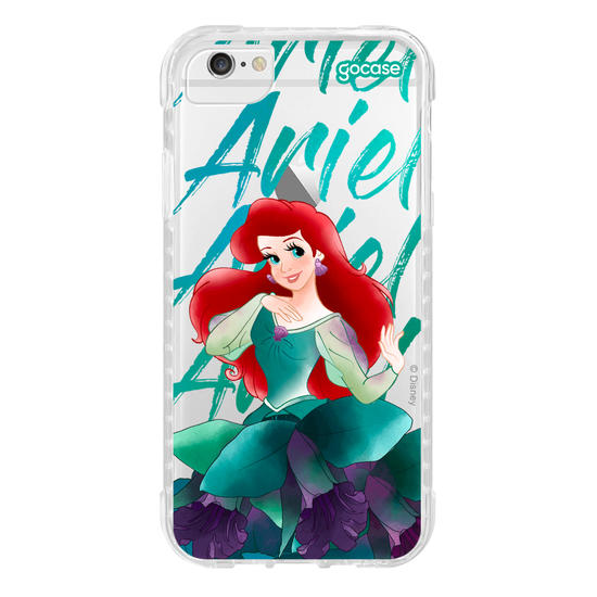 Capinha para celular  Princesas - Ariel Floral Dress