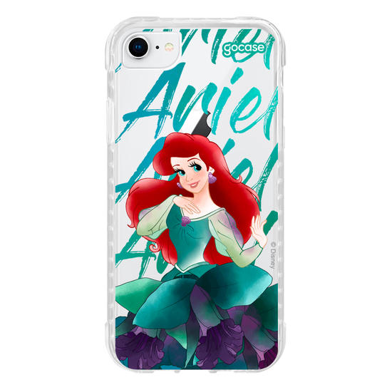 Capinha para celular  Princesas - Ariel Floral Dress