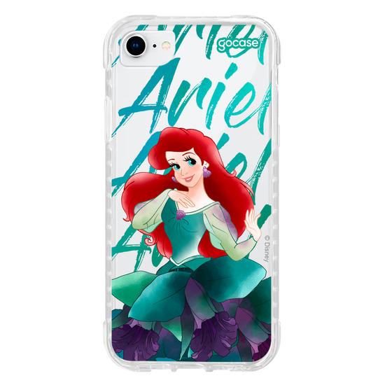 Capinha para celular  Princesas - Ariel Floral Dress