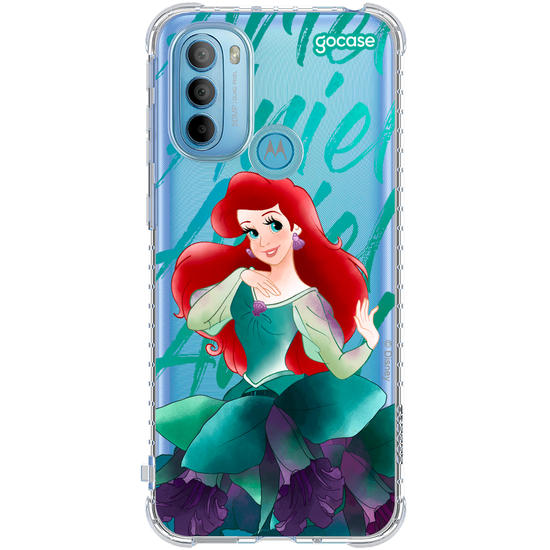 Capinha para celular  Princesas - Ariel Floral Dress