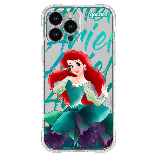 Capinha para celular  Princesas - Ariel Floral Dress