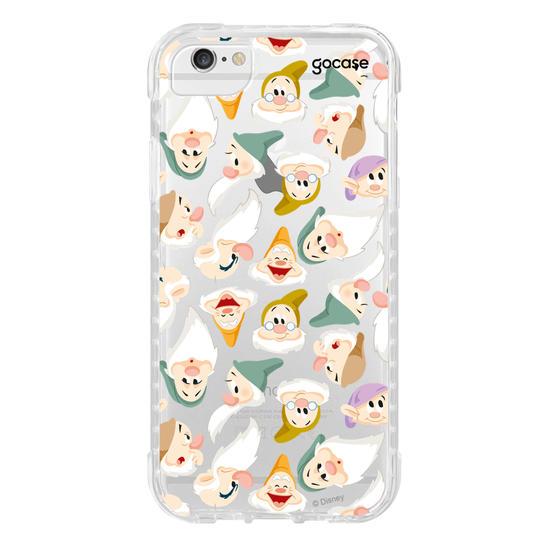 Capinha para celular Princesas -  Branca de Neve e os Sete Anões Pattern