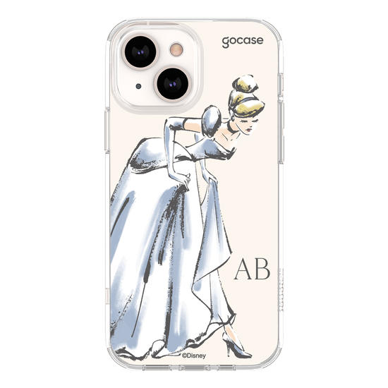 Capinha para celular Princesas - Cinderela - Croqui Aesthetic