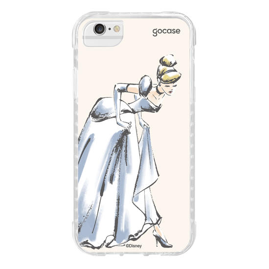 Capinha para celular  Princesas - Cinderela - Croqui Aesthetic