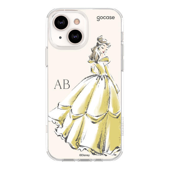 Capinha para celular Princesas - Bela - Croqui Aesthetic