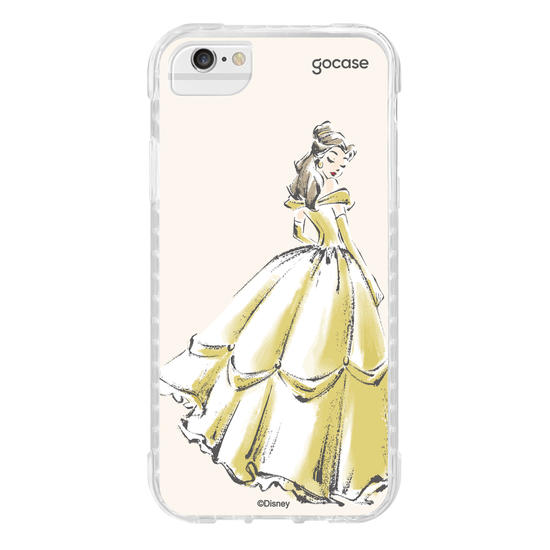 Capinha para celular  Princesas - Bela - Croqui Aesthetic