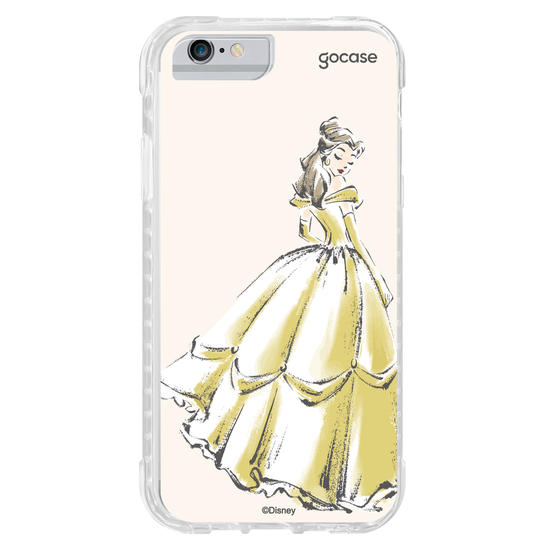 Capinha para celular  Princesas - Bela - Croqui Aesthetic