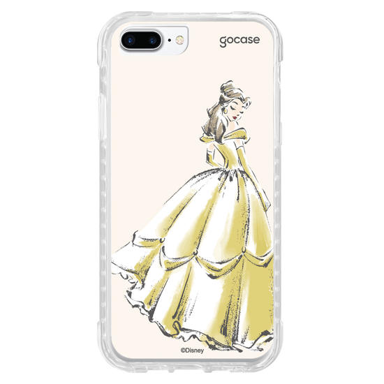 Capinha para celular  Princesas - Bela - Croqui Aesthetic