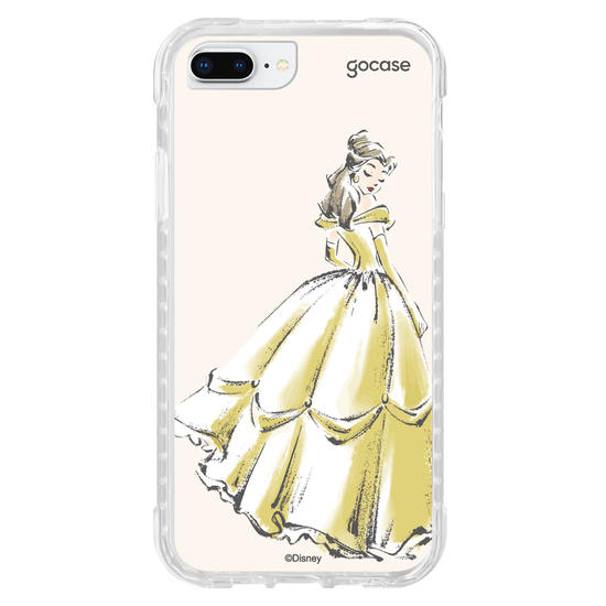 Capinha para celular  Princesas - Bela - Croqui Aesthetic