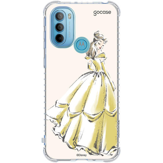 Capinha para celular  Princesas - Bela - Croqui Aesthetic