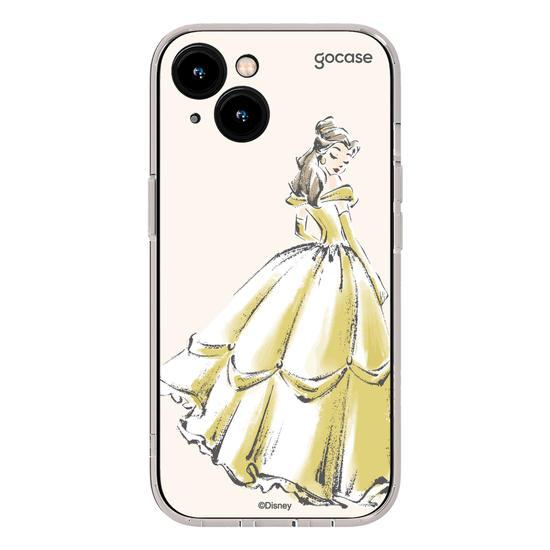 Capinha para celular  Princesas - Bela - Croqui Aesthetic