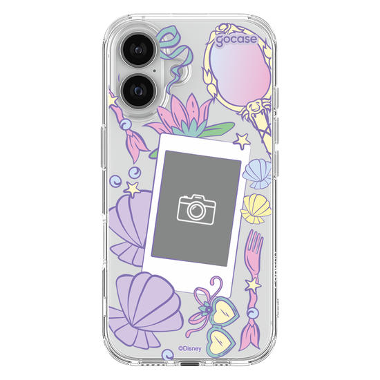 Capinha para celular  Princesas - Penteadeira Ariel