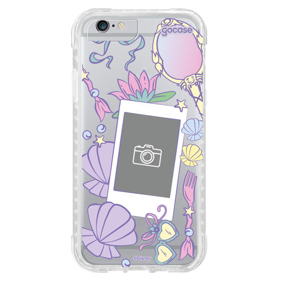 Capinha para celular  Princesas - Penteadeira Ariel