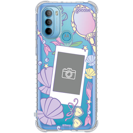 Capinha para celular  Princesas - Penteadeira Ariel