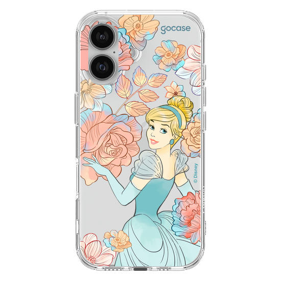 Capinha para celular  Princesas - Cinderela -  Jardim Mágico