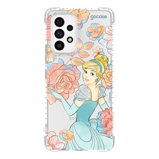 Capinha para celular  Princesas - Cinderela -  Jardim Mágico