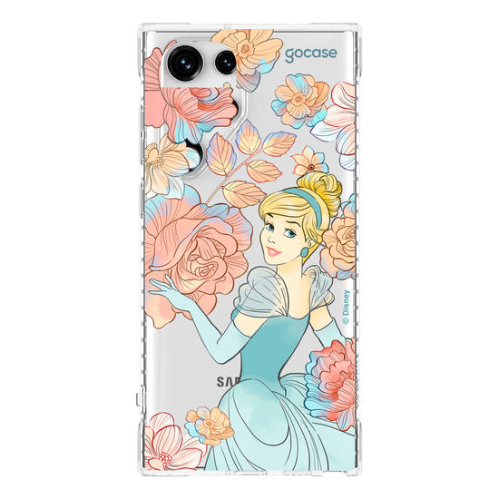 Capinha para celular  Princesas - Cinderela -  Jardim Mágico