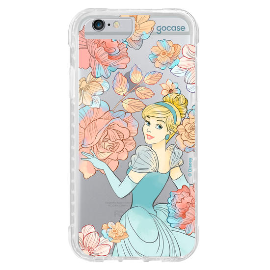 Capinha para celular  Princesas - Cinderela -  Jardim Mágico