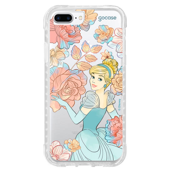 Capinha para celular  Princesas - Cinderela -  Jardim Mágico